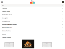 Tablet Screenshot of blazingembers.com
